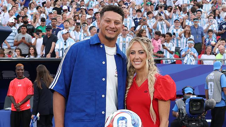 Patrick Mahomes and Brittany Mahomes