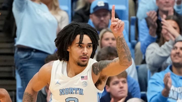 UNC basketball guard Elliot Cadeau UNC basketball guard Elliot Cadeau