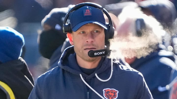 Chicago Bears head coach Ben Johnson