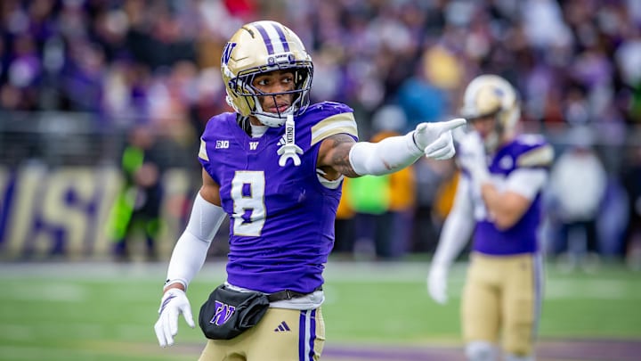 Tacario Davis has two interceptions this season as a UW cornerback.
