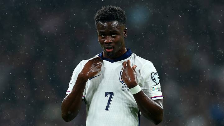Bukayo Saka is England’s standout option out wide. Bukayo Saka is England’s standout option out wide.
