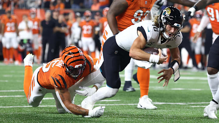 Jacksonville Jaguars quarterback Trevor Lawrence (16)