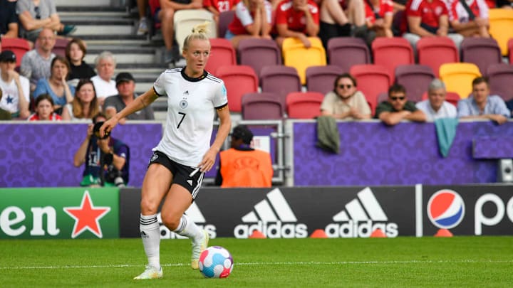 Lea Schüller war gegen Dänemark erfolgreich Lea Schüller war gegen Dänemark erfolgreich