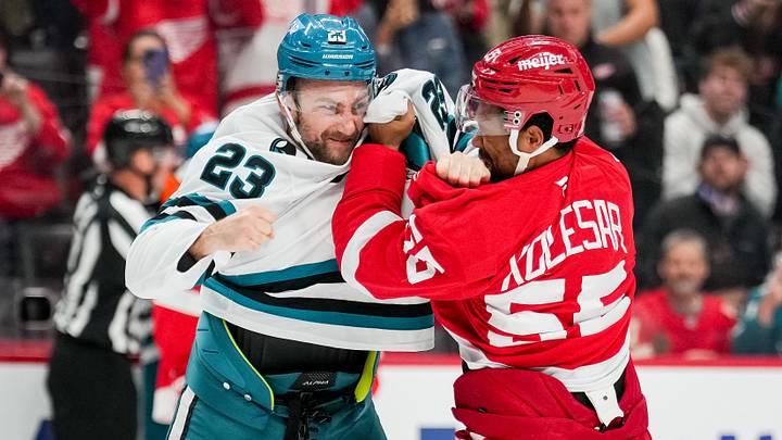San Jose Sharks v Detroit Red Wings