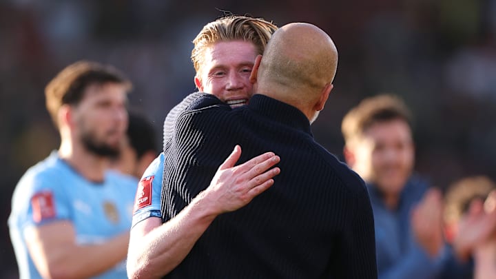 Pep Guardiola et Kevin De Bruyne - Manchester City Pep Guardiola et Kevin De Bruyne - Manchester City
