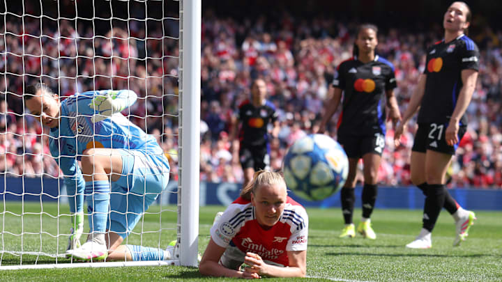 Arsenal were narrowly beaten at home on Saturday