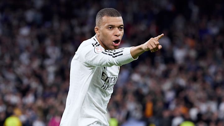 Kylian Mbappé (above) could break Cristiano Ronaldo's debut season goalscoring tally.