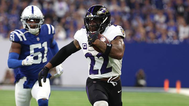 Baltimore Ravens running back Derrick Henry is a solid prop target on Sunday. Baltimore Ravens running back Derrick Henry is a solid prop target on Sunday.
