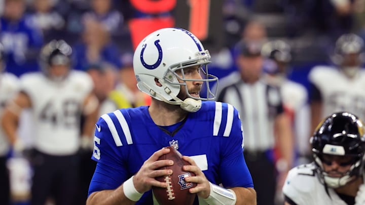 Joe Flacco of the Indianapolis Colts Joe Flacco of the Indianapolis Colts