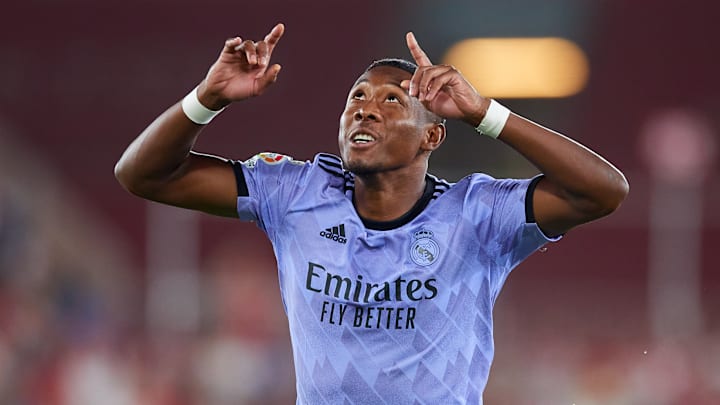 Alaba marcó un golazo de tiro libre