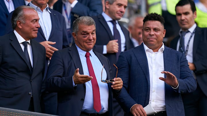 El Presidente del FC Barcelona se dejó ver con el ojo morado signo de un golpe El Presidente del FC Barcelona se dejó ver con el ojo morado signo de un golpe