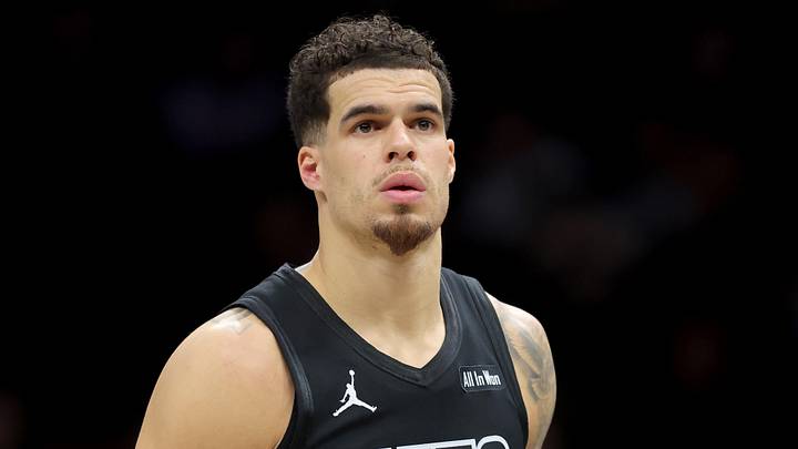 Feb 7, 2026; Brooklyn, New York, USA; Brooklyn Nets forward Michael Porter Jr. (17) during the third quarter against the Washington Wizards at Barclays Center. Mandatory Credit: Brad Penner-Imagn Images