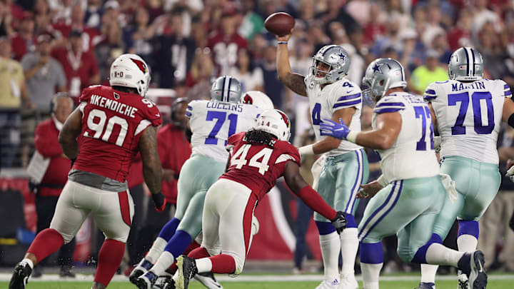 Cowboys y Cardinals chocarán este domingo en la NFL