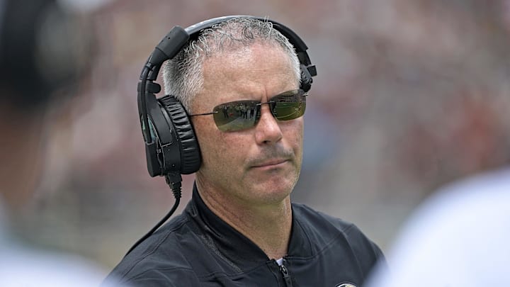Sep 6, 2025; Tallahassee, Florida, USA; Florida State Seminoles head coach Mike Norvell during the second half against the East Texas A&M Lions at Doak S. Campbell Stadium. Mandatory Credit: Melina Myers-Imagn Images
