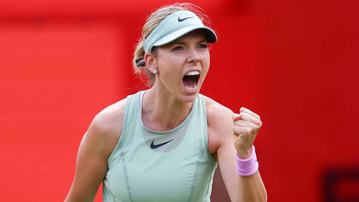Katie Boulter upset Elena Rybakina in the Queen's Club Championships. Katie Boulter upset Elena Rybakina in the Queen's Club Championships.