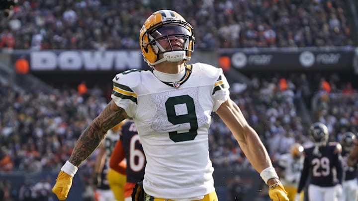 Green Bay Packers wide receiver Christian Watson