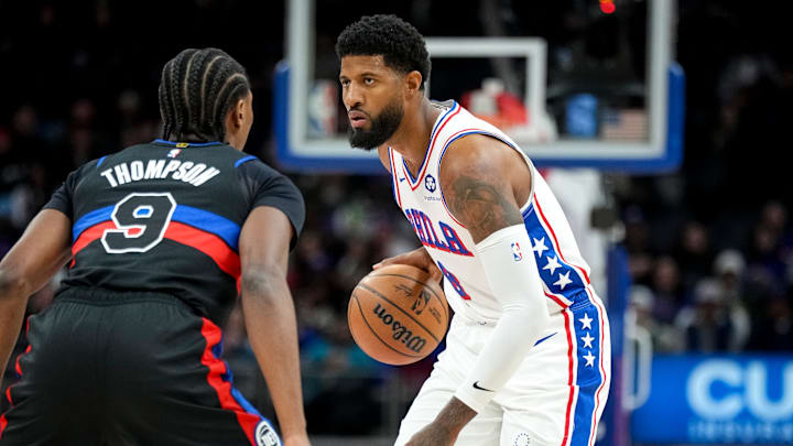 Philadelphia 76ers v Detroit Pistons