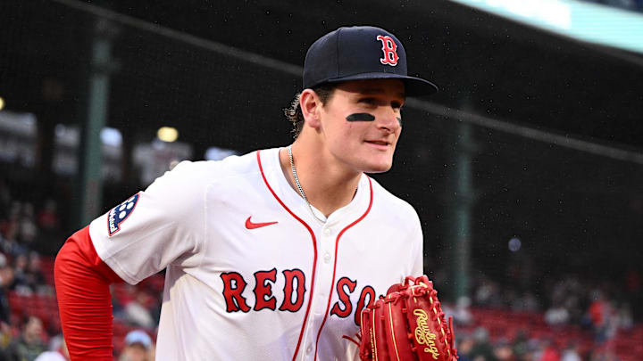 Jun 9, 2025; Boston, Massachusetts, USA; Boston Red Sox right fielder Roman Anthony (48) runs onto the field before a game against the Tampa Bay Rays at Fenway Park. Mandatory Credit: Brian Fluharty-Imagn Images Jun 9, 2025; Boston, Massachusetts, USA; Boston Red Sox right fielder Roman Anthony (48) runs onto the field before a game against the Tampa Bay Rays at Fenway Park. Mandatory Credit: Brian Fluharty-Imagn Images