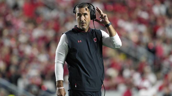 Wisconsin Badgers head coach Luke Fickell. Wisconsin Badgers head coach Luke Fickell.