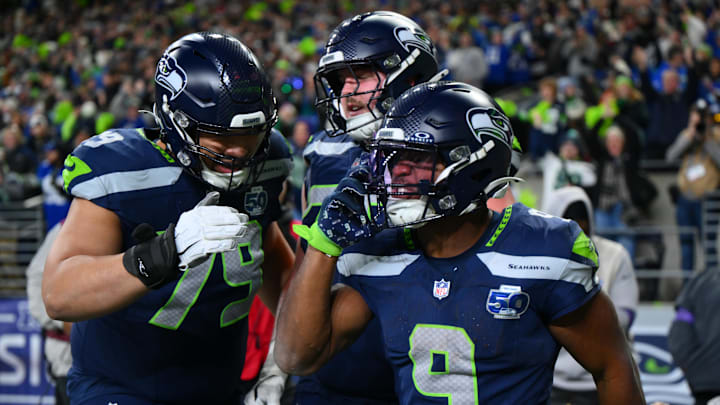 Seahawks running back Kenneth Walker III rushed for a season-high 116 yards and three touchdowns against the 49ers in the divisional round.