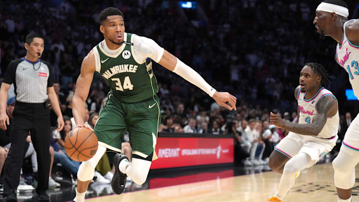 Milwaukee Bucks forward Giannis Antetokounmpo.