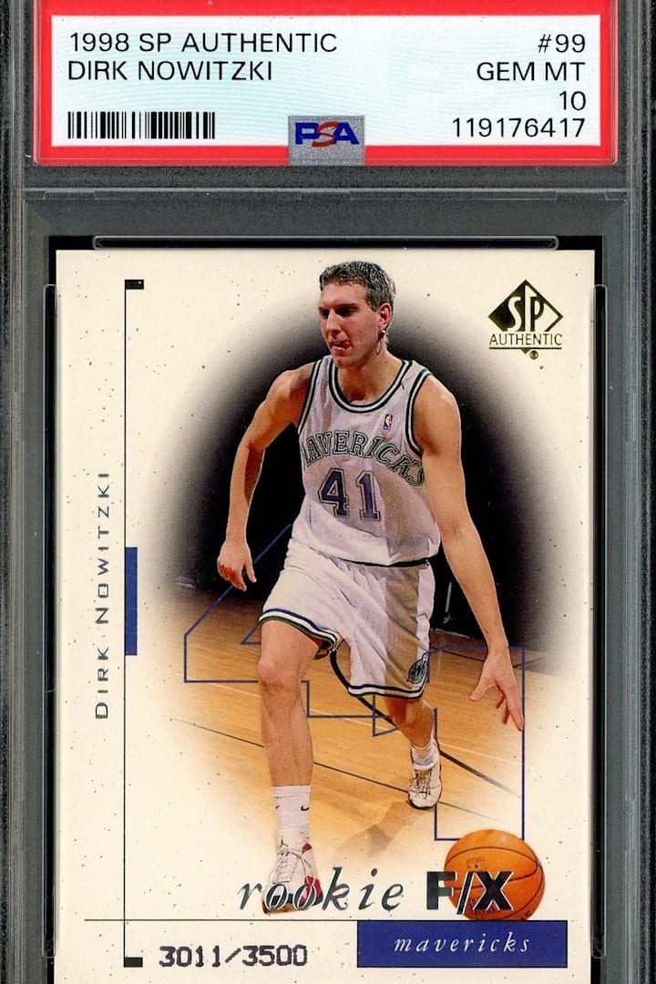 4 of Dirk Nowitzki's Best Basketball Cards