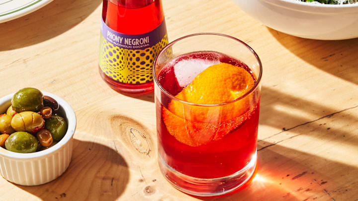 St. Agrestis Phony Negroni non-alcoholic cocktail St. Agrestis Phony Negroni non-alcoholic cocktail