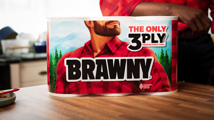 Brawny Paper Towels: The Only 3-Ply Premium Paper Towel