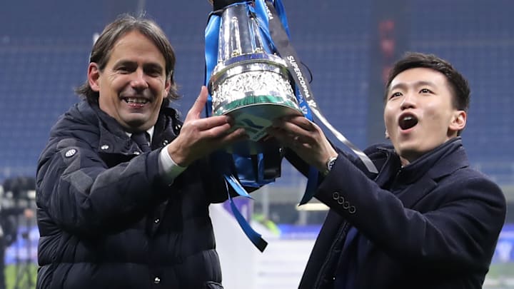 Simone Inzaghi e Steven Zhang