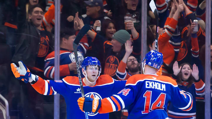 San Jose Sharks v Edmonton Oilers