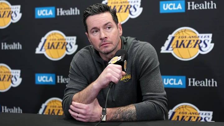 Los Angeles Lakers head coach JJ Redick Los Angeles Lakers head coach JJ Redick