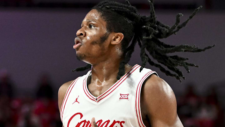 Houston Cougars forward Joseph Tugler (11) had eight blocked shots against Alabama.