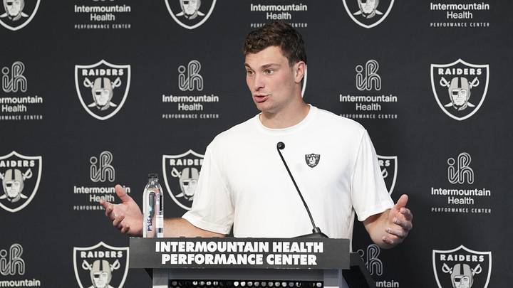 Las Vegas Raiders quarterback Fernando Mendoza Las Vegas Raiders quarterback Fernando Mendoza