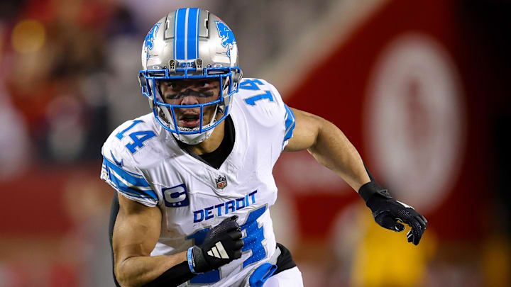 Lions WR Amon-Ra St. Brown finished third in fantasy points among wide receivers last season.