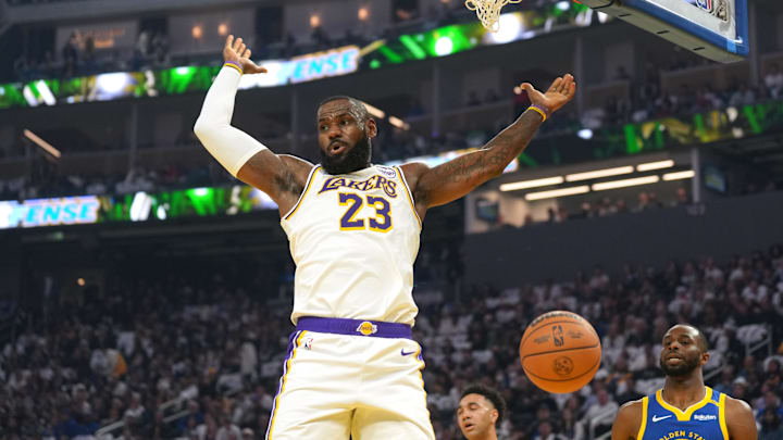 James finished with 31 points, 10 assists, and four rebounds as the Lakers beat the Warriors 115-113 on Christmas Day.