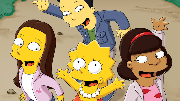 THE SIMPSONS: While Bart and Homer accompany Krusty to accept his Nobel Peace Prize, Marge surprises Lisa with a week-long retreat at performing arts camp where she is greeted by fellow musically inclined campers (guest voices Lea Michele, Cory Monteith and Amber Riley of GLEE, pictured) who inspire her to embrace her creative side in the “Elementary School Musical” season premiere episode of THE SIMPSONS airing Sunday, Sept. 26 (8:00-8:30 PM ET/PT) on FOX. THE SIMPSONS © and