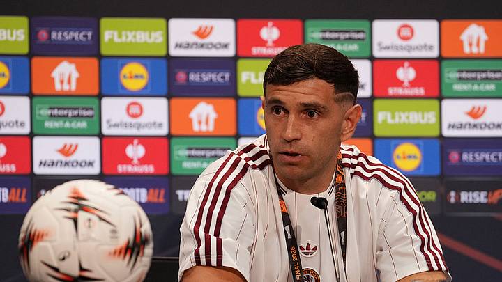 Emiliano Martínez will play in the 2026 Europa League final. Emiliano Martínez will play in the 2026 Europa League final.