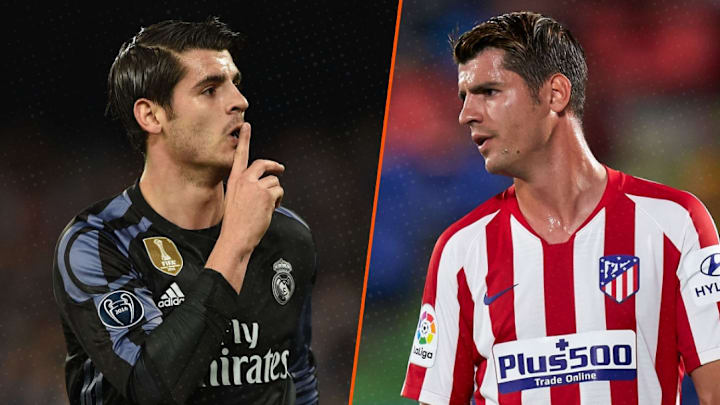 Morata a porté le maillot des deux clubs de Madrid