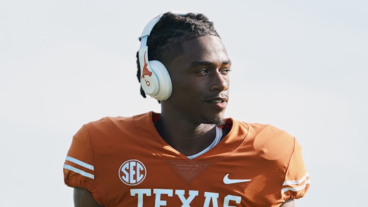 Texas WR Johntay Cook II sporting Beats by Dre headphones (Photo credit: Beats)