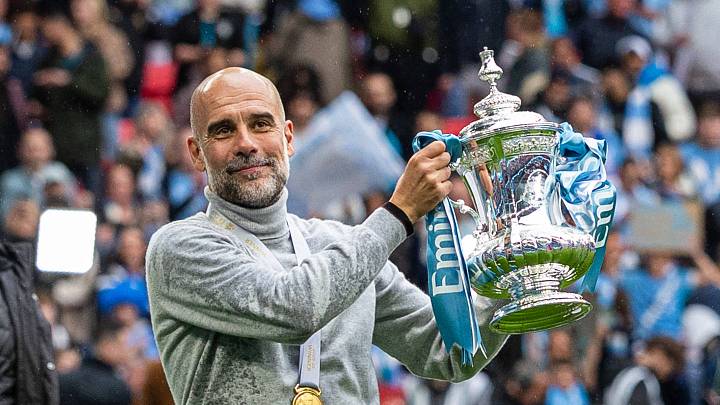 Pep Guardiola guided Man City to another FA Cup in 2025-26. Pep Guardiola guided Man City to another FA Cup in 2025-26.