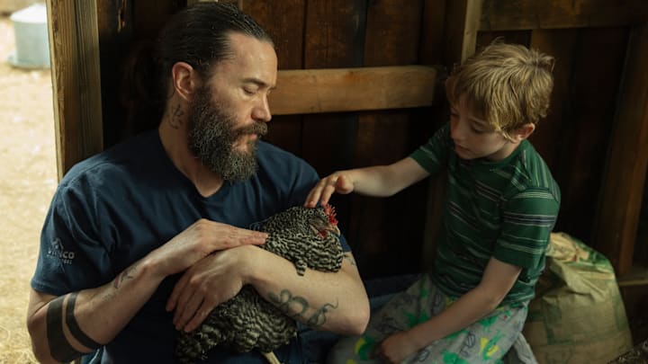 Tom Pelphrey and Ben Doherty in Task season 1 episode 2 on HBO