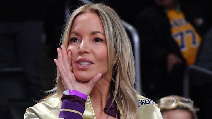 Celebrities At The Los Angeles Lakers Game