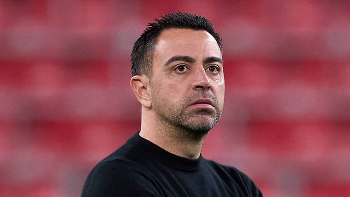 Xavi con el FC Barcelona