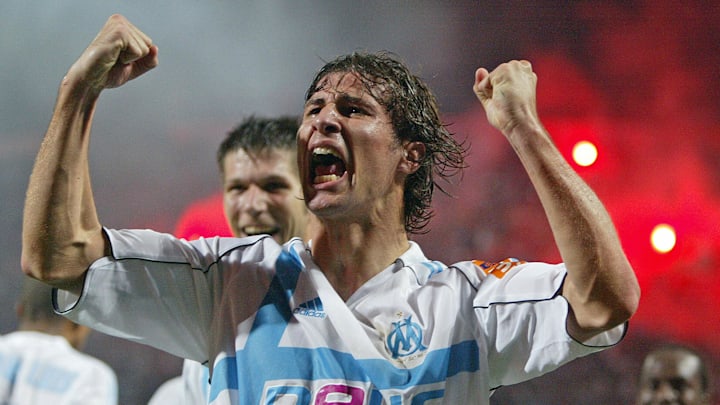 Cana avec le maillot de l'OM