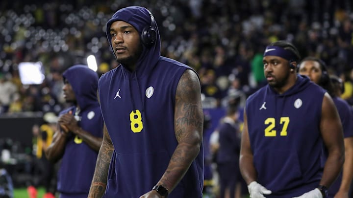 Michigan defensive end Derrick Moore