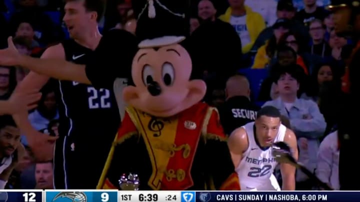 Mickey Mouse thought it was his time. It was not. 