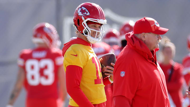 Kansas City Chiefs QB Patrick Mahomes, head coach Andy Reid