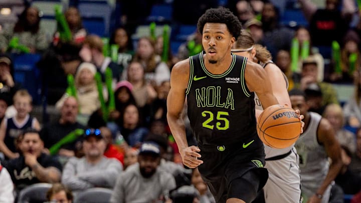 New Orleans Pelicans forward Trey Murphy III is a great prop target on Monday.
