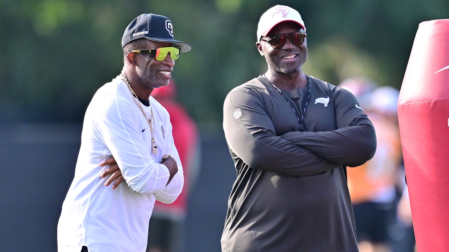 Deion Sanders reacts to Buccaneers decision to release Shilo Sanders