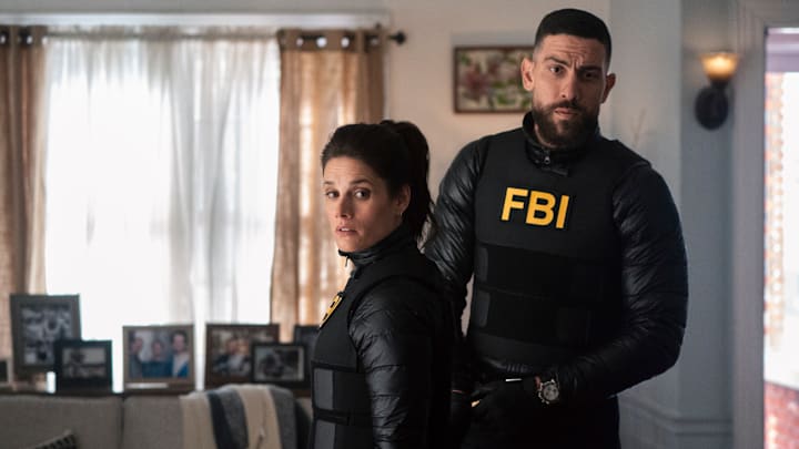 “Fidelity” — CBS Original Series FBI, Pictured (L-R): Missy Peregrym as Special Agent Maggie Bell and Zeeko Zaki as Special Agent Omar Adom ‘OA’ Zidan. 